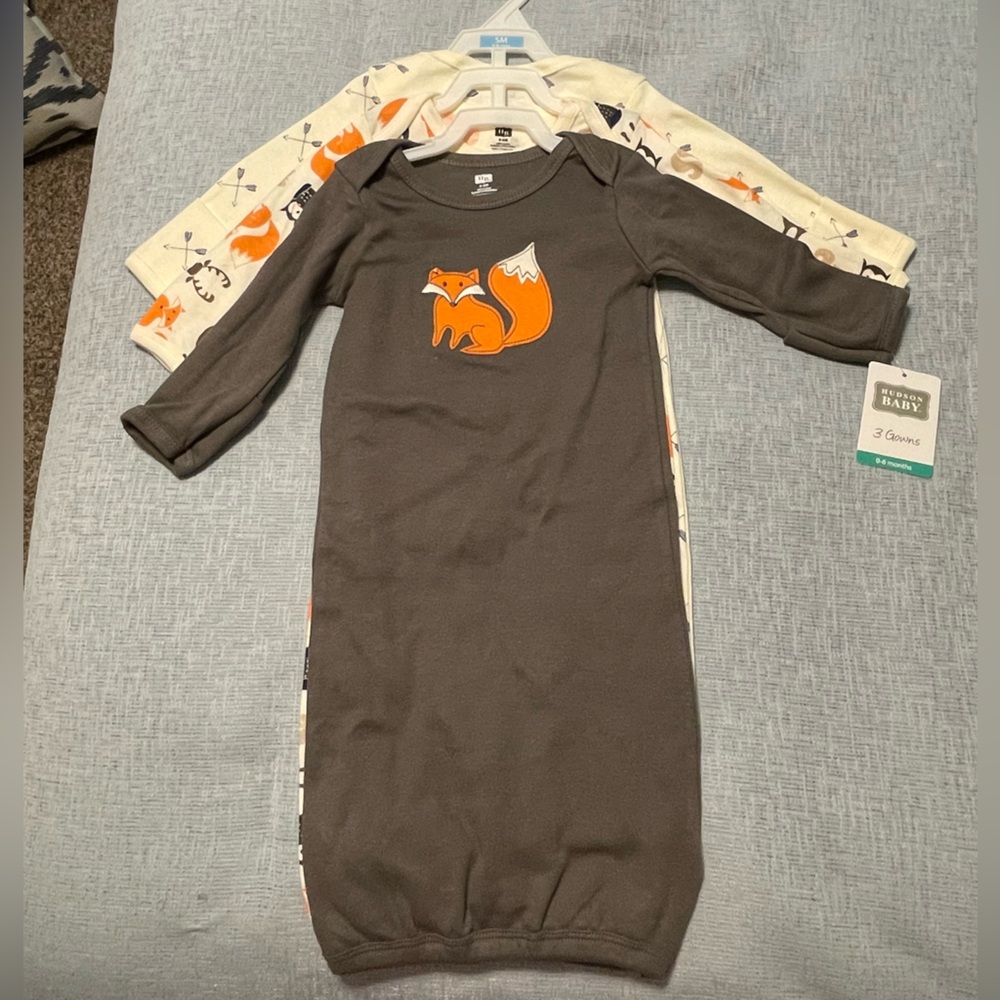 Hudson baby 0-6 month woodland/fox sleeper sack